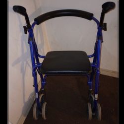 Aluminum Rollator Walker In EXCELLENT CONDITION 