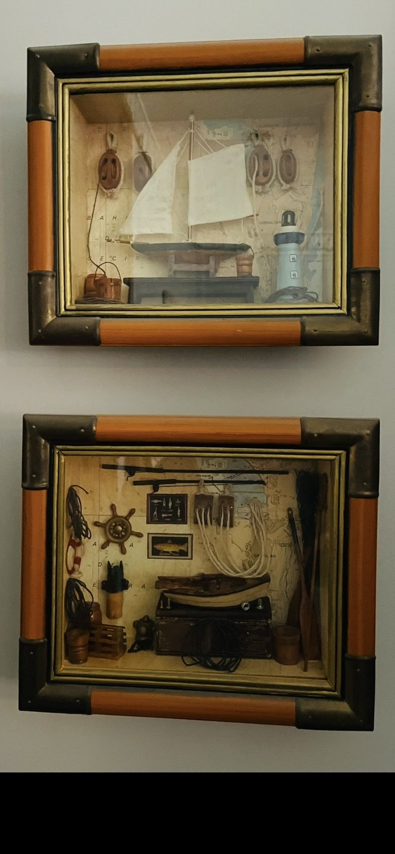 Two Nautical Detailed shadowboxes ⚓️