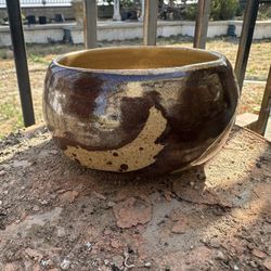Hand Made USA Ceramic Plant Pot