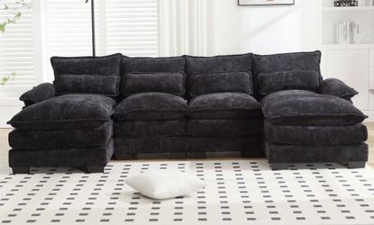 New black sofa
