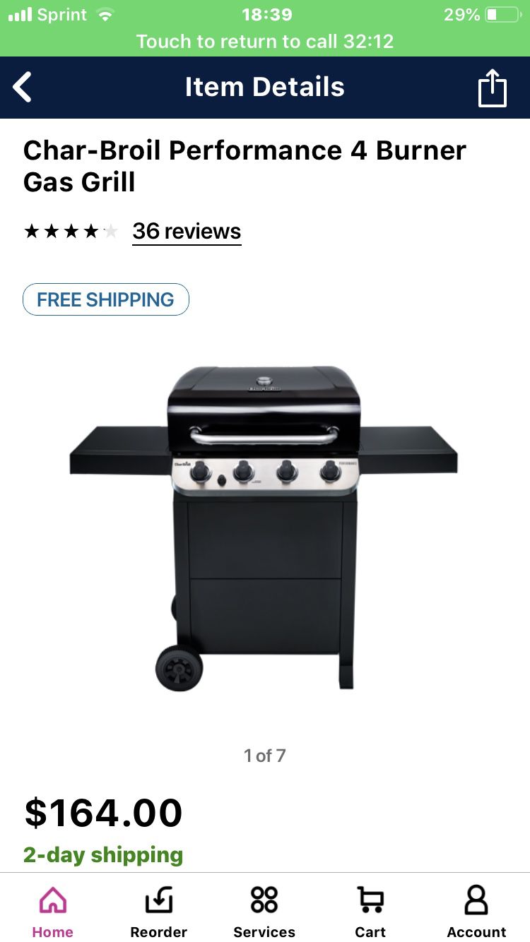 BBQ grills 2 available .