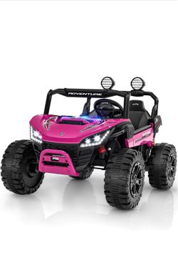 ANPABO XXL 24V Ride on Toys for Big Kids 3-12, 4 x 200W Motors, Pink