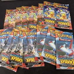 Pokémon Surging Sparks Booster Packs