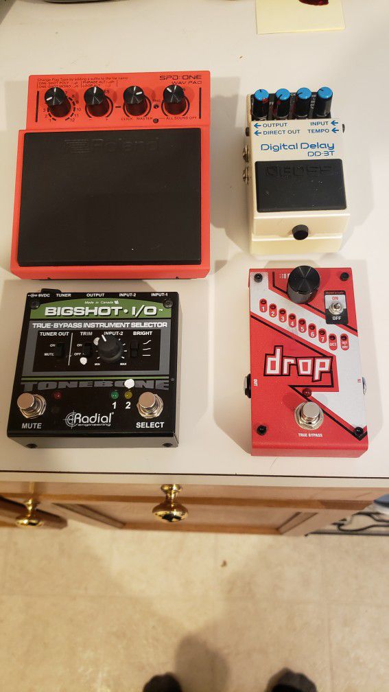 Sampler / Effects Pedals