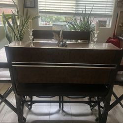 High Dining Room Table & Chairs