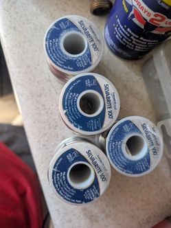 Lucas silvabrite 100 rolls of solder !! 1 for $45!! Ask for better deals