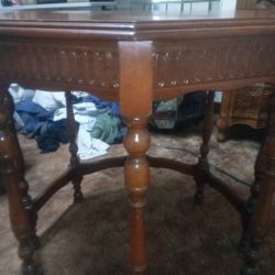1920s Walnut Center Table