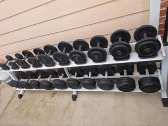 Olympic dumbbells