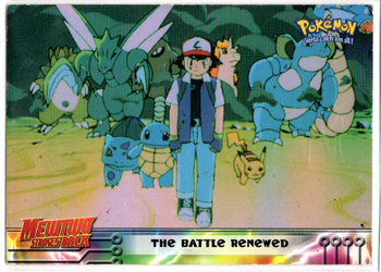 Pokémon Topps: The Battle Renewed - Mewtwo Strikes Back 32 - Foil - Moderately Played