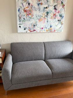 NEW GRAY COUCH