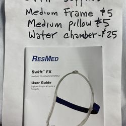 CPAP Supplies-start At $5