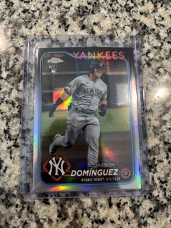 Jasson Dominguez Topps Chrome Rookie Refractor