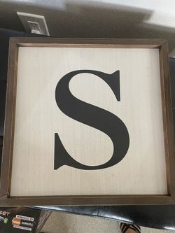 "S" Decorative Frame