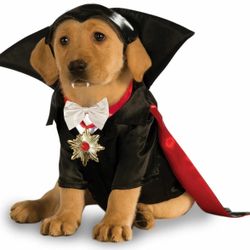 NWT Dracula Vampire Rubies Pet Shop Dog  Halloween Costume  Size XL