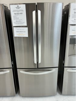FREE DROP OFF Within 20 Miles on a French Door Refrigerator w/ Ice Maker