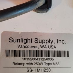 Sunlight Supply Grow Light 250 Watts