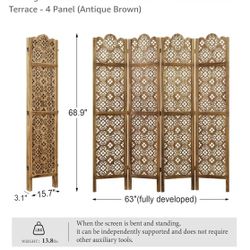 Carved Room Divider 