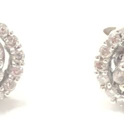 Women Earrings 18kt White Gold 