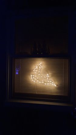 Reindeer Christmas Holiday Decorations Indoor Outdoor Lighting