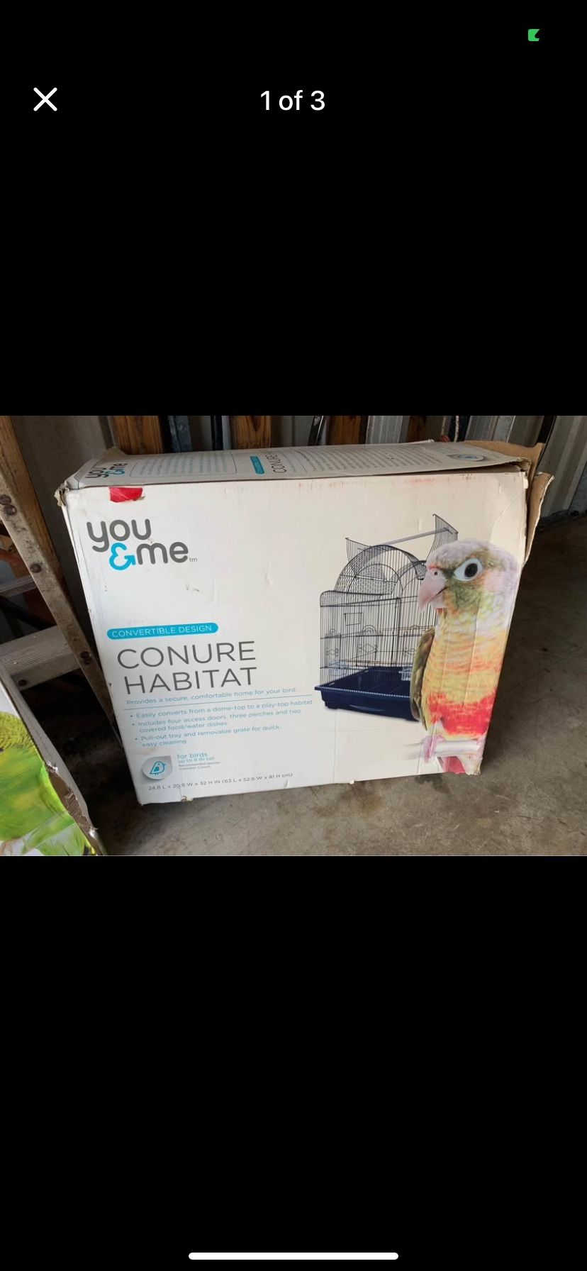 Brand new Medium sized cage for medium sized birds /parrots ( read Description