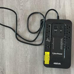 CyberPower EC450G Ecologic Battery Backup & Surge Protector UPS System, 450VA/260W, 8 Outlets, ECO Mode, Compact Uninterruptible Power Supply