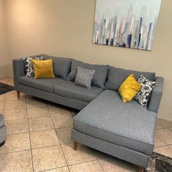 Beautiful Gray Sectional Couch From Living Spaces 