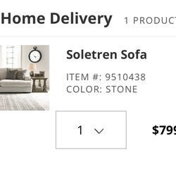 Ashley Furniture Soletren Sofa
