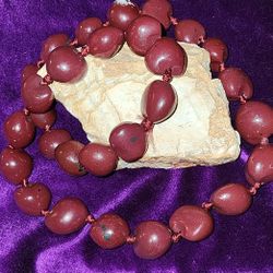 Hawaian Kukui Nut Wedding Lei Beads