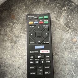 Sony Blu-ray Remote Control (RMT-VB200U) – Netflix Button