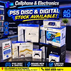 PS5 disc and digital consoles stock available - On payments with just $50 down 🤩✅ (No Credit Required)