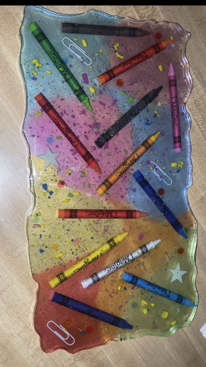 Resin Teacher Tray