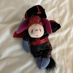 Eeyore Disney Store Valentines Bean Bag Plush Stuffed Animal Toy 9" NWT
