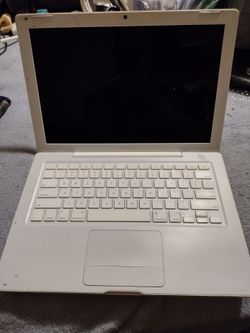 Apple MacBook White Laptop