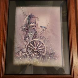 Framed "Birds in the Mailbox"