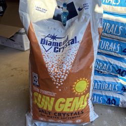 Seven 40-lbs Diamond Crystal Water Softener Salt Bags