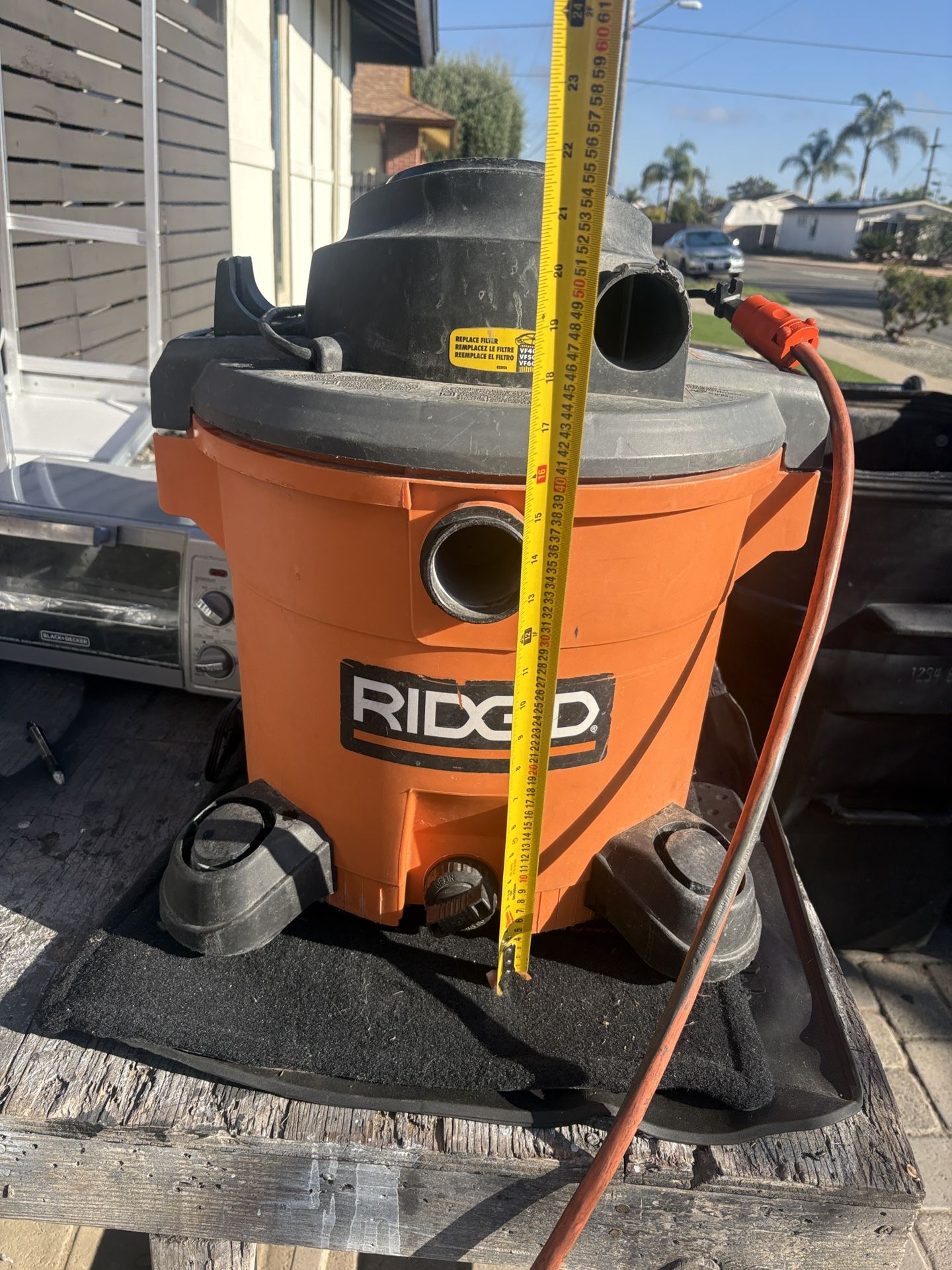 RIDGID Wet/Dry Shop Vac – Works Great – $20