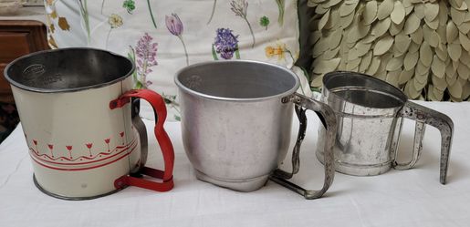 3 Vintage sifters, 2 foley, 1 Androck
