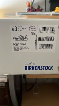 Birkenstock London Braided Lilac Ash Brand New Limited Edition 