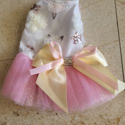 Dog Tulle Dress XX-SMALL 