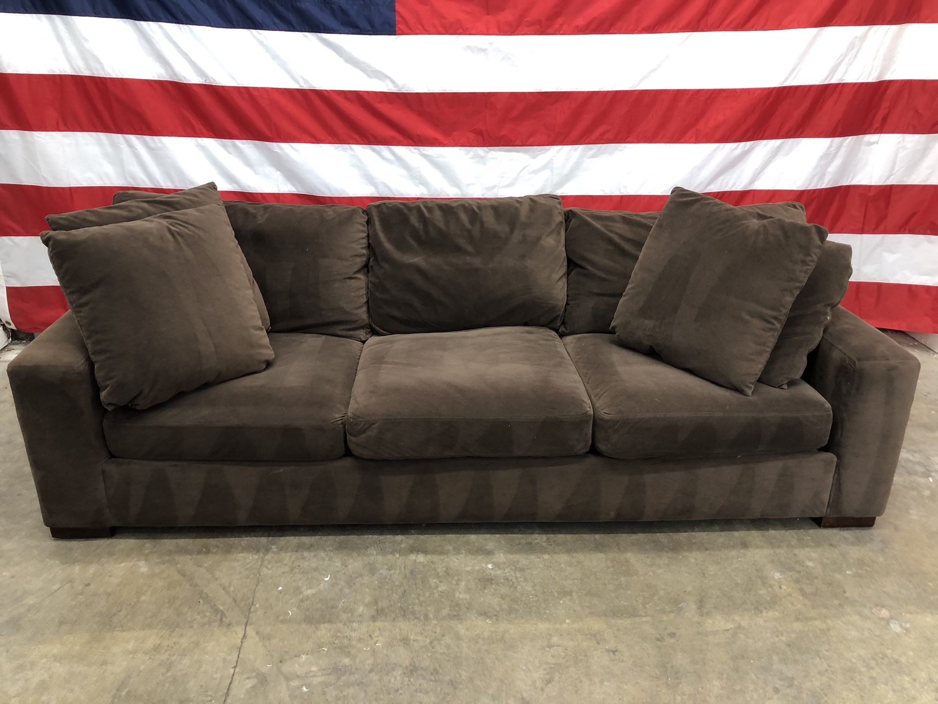 Free Delivery - Z-Gallery Down Velvet Couch