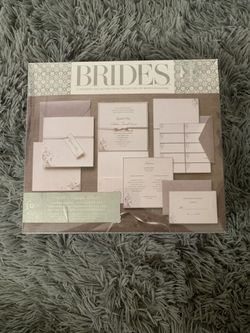 BRIDES MAGAZINE- 30 Ct Invitation Kit Printable Embellished