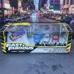 Hot Wheels Premium Fast & Furious Tokyo Drift Diorama Box Set (In-Stock) New JDM