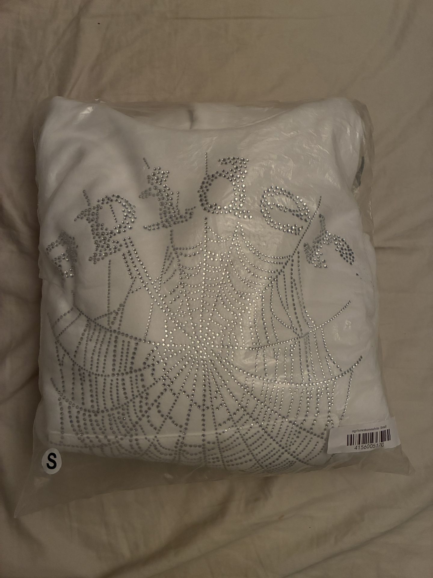 White Vvs Spider Hoodie