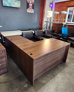 Modern Oak Executive L Shape Desks **Each**