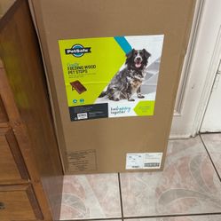Folding Wood Pet Steps