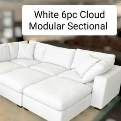 Modular Sectional Couch Sofa With Ottoman 