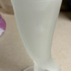 INDIANA GLASS 4 TIARA FROSTED STEINS 