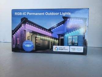 RGB-IC Permanent Outdoor Lights 100'feet new