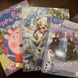 Brand New Books - Peppa pig, Frozen And Trolls