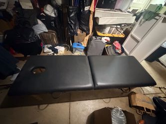 Black Portable Massage Table